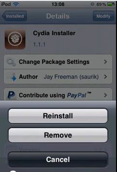 how to fix cydia stuck on done packages